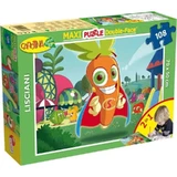 Lisciani Maxi-Puzzle, 108 Teile, Maxi-Möhre, 46621