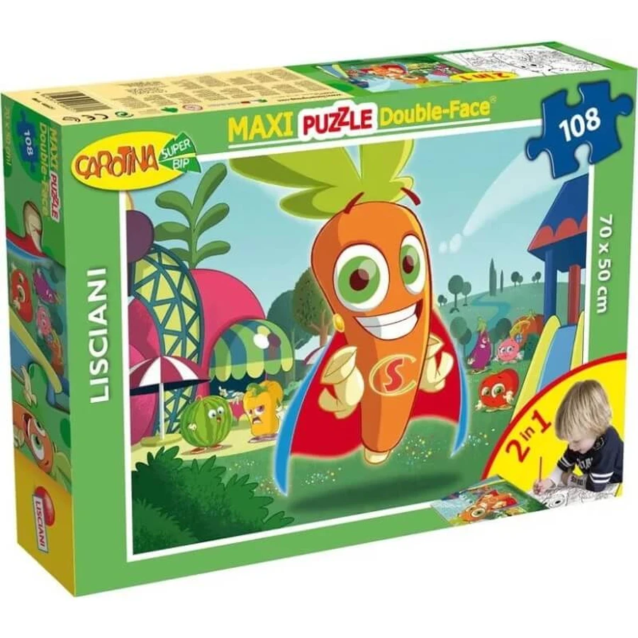 Lisciani Maxi-puzzel, 108 stukjes, Maxi-wortel, 46621