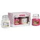 Coffret de bougies parfumées Yankee Candle, format moyen - Snow Globe Wonderland + Peppermint Pinwheels