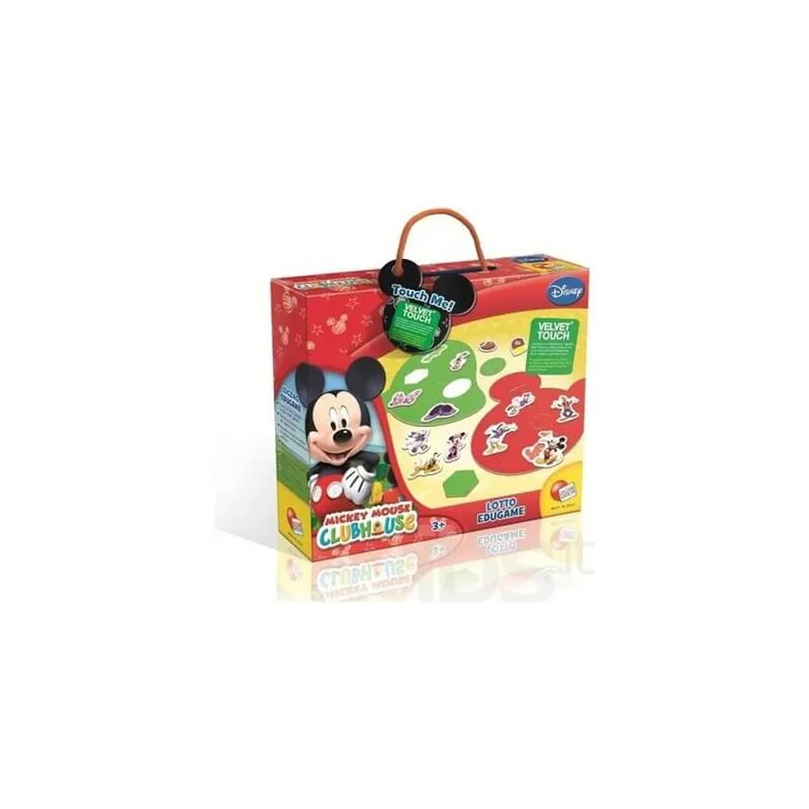 Lisciani Mickey Lotto Edugame Velvet Touch Leerzaam speelgoed 41671