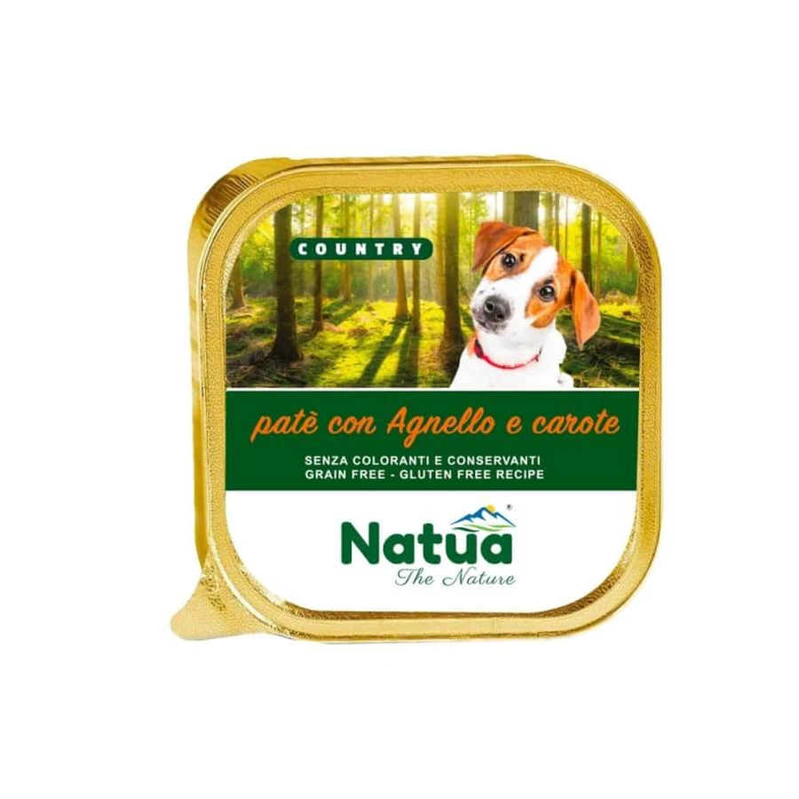 Natua The Nature Country: paté de cordero y zanahoria - Pienso completo para perros, 100 g