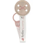 Suavinex birdies - clip portaciuccio in tessuto rosa