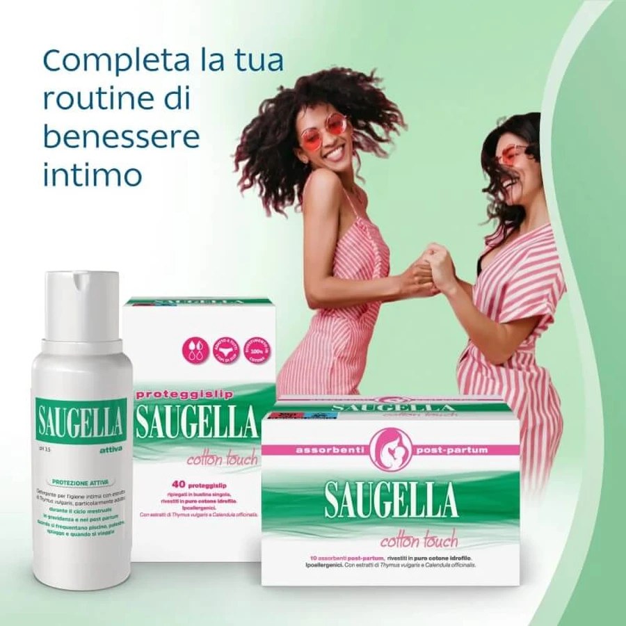 Saugella Wochenbettbinden, Cotton Touch, 10 Stück