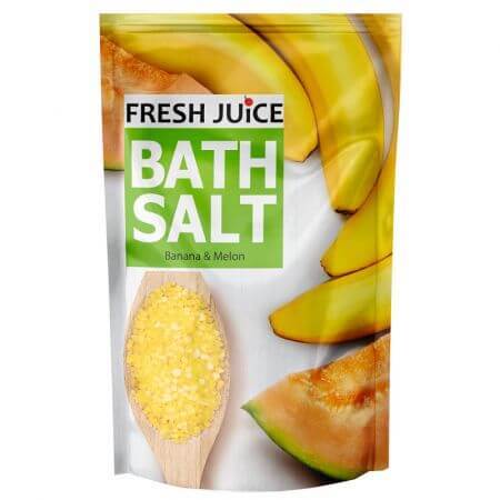 Sale da bagno banana e melone, 500 g, succo fresco