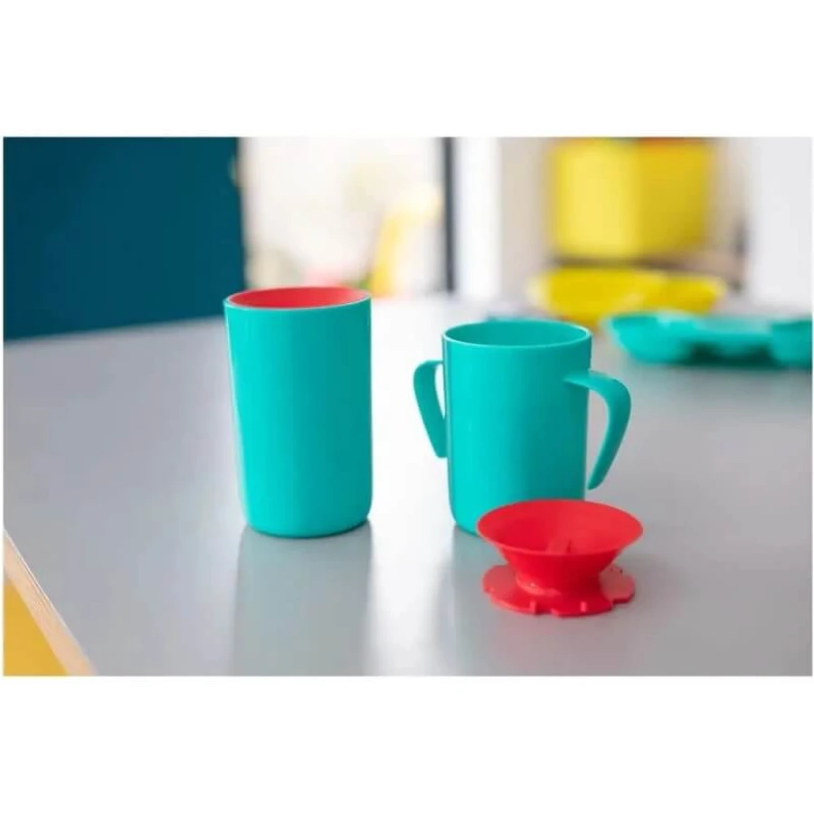 Tommee Tippee Easiflow 360° - Vaso con asas, a partir de los 6 meses - Rosa