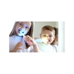 Innogio Gio Pink Giraffe - Cepillo de dientes sónico para niños con cabezal luminoso de 7 colores