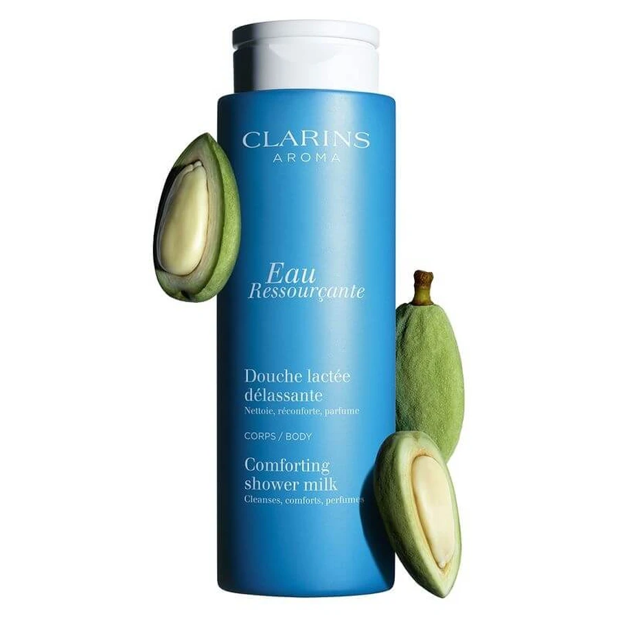 Clarins aroma eau ressourçante douce lactée délassante - crema doccia detergente nutriente rilassante 200 ml