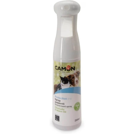 Camon Spray de cameră cu citronelă și ulei de neem – parfumator delicat și inofensiv pentru interior și exterior, 250 ml