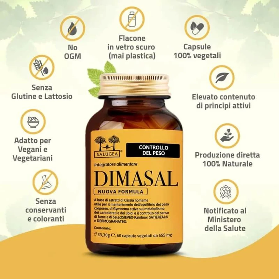 Salugea Dimasal New Formula 60 Capsules - Weight Management Supplement