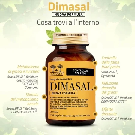 Salugea Dimasal New Formula 60 Capsules - Weight Management Supplement
