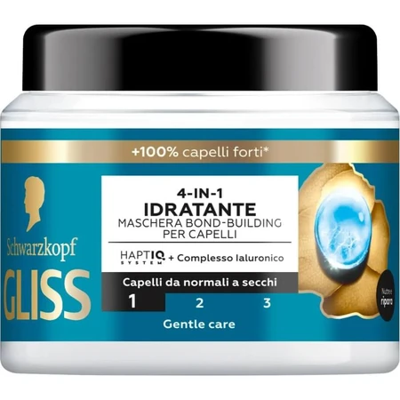 Schwarzkopf Moisturizing - 4-in-1 masker voor het versterken van de haarverbindingen 400 g
