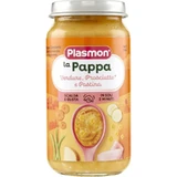 Plasmon, comida para bebés: verduras, jamón y pasta pequeña, 200 g