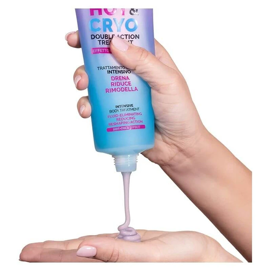 Veralab Hot&amp;cryo - Intensieve lichaamsbehandeling met warm-koud-effect voor lichaamscontouren, drainage en versteviging, 200 ml