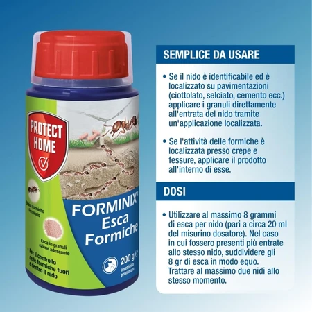 Sbm Life Science Forminix Powder - Mierenaas in korrelvorm voor gebruik buitenshuis, 200 g