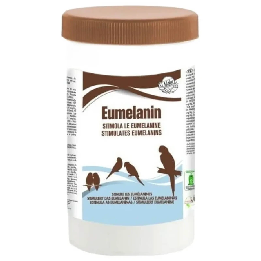 Chemi-vit Eumelanin - complemento alimenticio para aves y eumelanina, 100 g