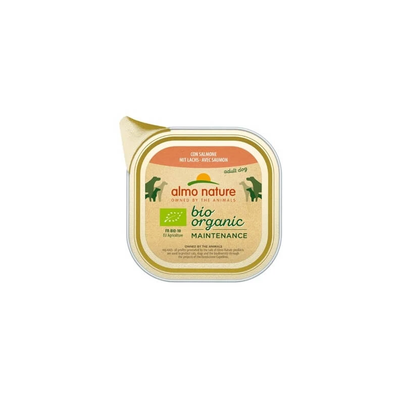 Almo Nature Bio biologische zalm – Compleet hondenvoer, 300 g