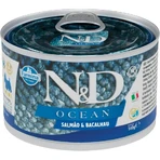 Farmina N&amp;d Ocean Adult Mini Zalm en Kabeljauw - Compleet voer voor kleine volwassen honden, 140 g