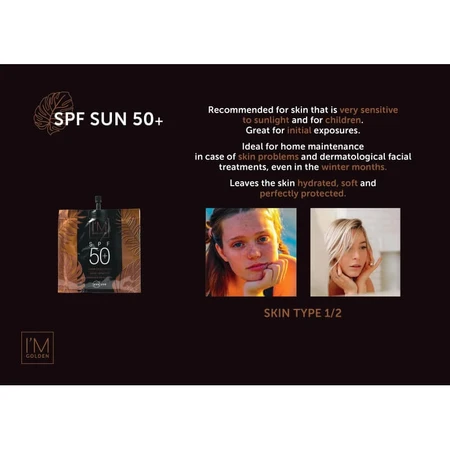 I'm Golden Zonnebrandcrème SPF 50+ Zeer hoge bescherming 25 ml