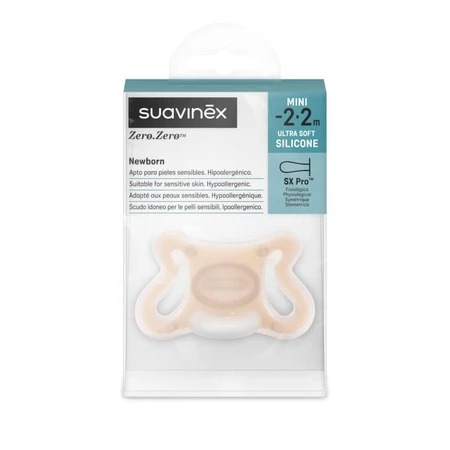 Suavinex Zero Zero - Ergonomische fopspeen voor pasgeborenen - 2/2 maanden