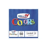 Dopla Colors – 50 bunte Servietten, 33 x 33 cm – blau