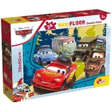 Lisciani Disney Cars - 24-delige dubbelzijdige maxi-vloerkleurenpuzzel