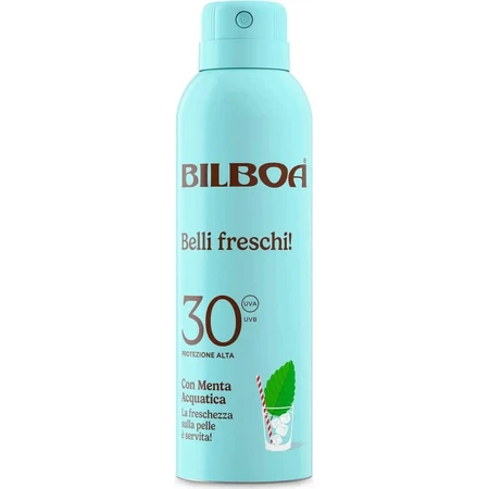 Spray solaire Bilboa SPF 30, rafraîchissant, haute protection, 150 ml