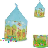 Moni Trade Castle Tent - Spel met 25 gekleurde ballen