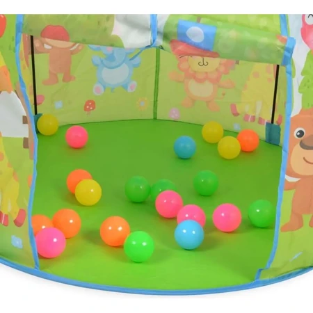 Moni Trade Castle Tent - Spel met 25 gekleurde ballen