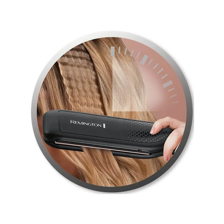 Remington Ceramic crimp s3580- piastra frisè per volume e onde con piastre larghe