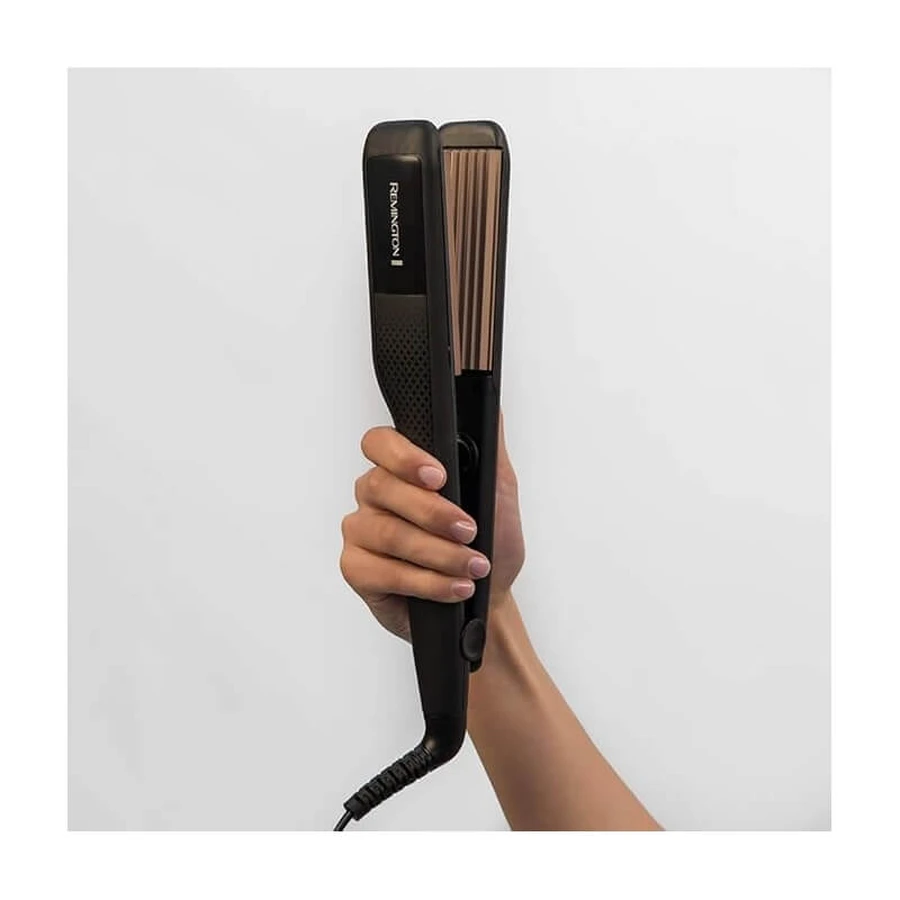 Remington Ceramic crimp s3580- piastra frisè per volume e onde con piastre larghe