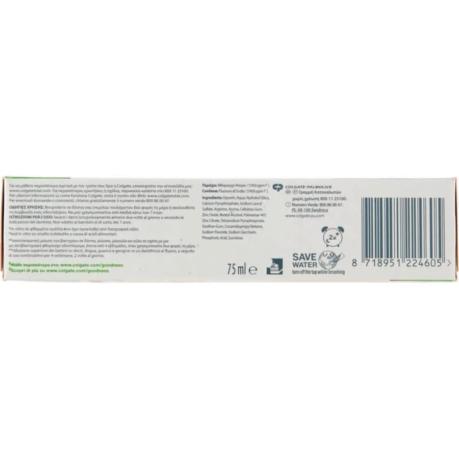 Colgate Total Original Protection - Pasta dentífrica, 75 ml