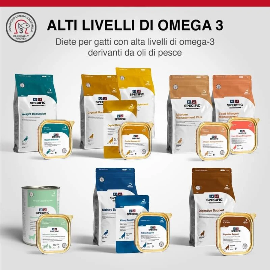 Dechra Specific weight reduction - alimento completo per gatti adulti obesi o diabetici 400 gr