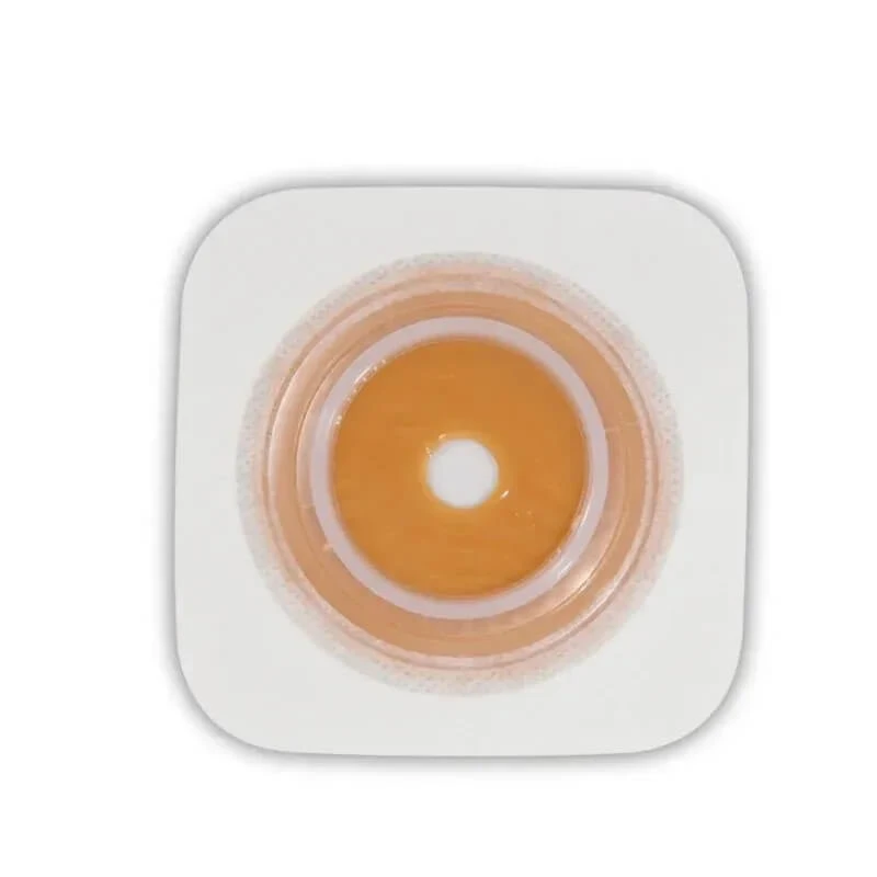 Natura® flexibele stoma-hechtflensplaat, 57 mm, en hydrocolloïde verband, 5 platen