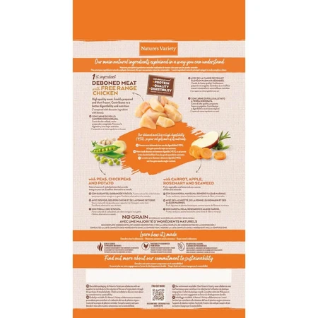 Nature's Variety Selected Chicken - Aliment complet pour chats adultes stérilisés, 1,25 kg