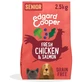 Edgard & Cooper Fresh Chicken & Salmon Senior z kurczakiem i łososiem – kompletna karma dla starszych psów, 2,5 kg