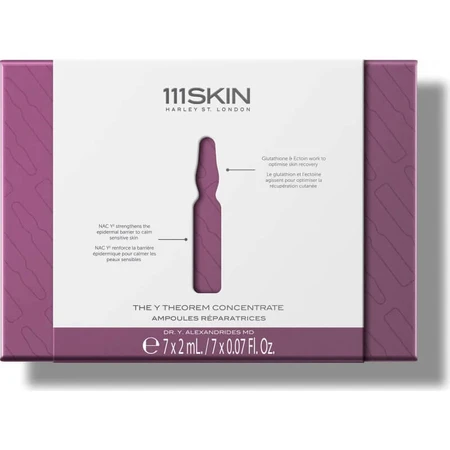 111 Skin The Y Theorem Concentrate – 7 ampułek z preparatem regenerującym: ceny i cechy