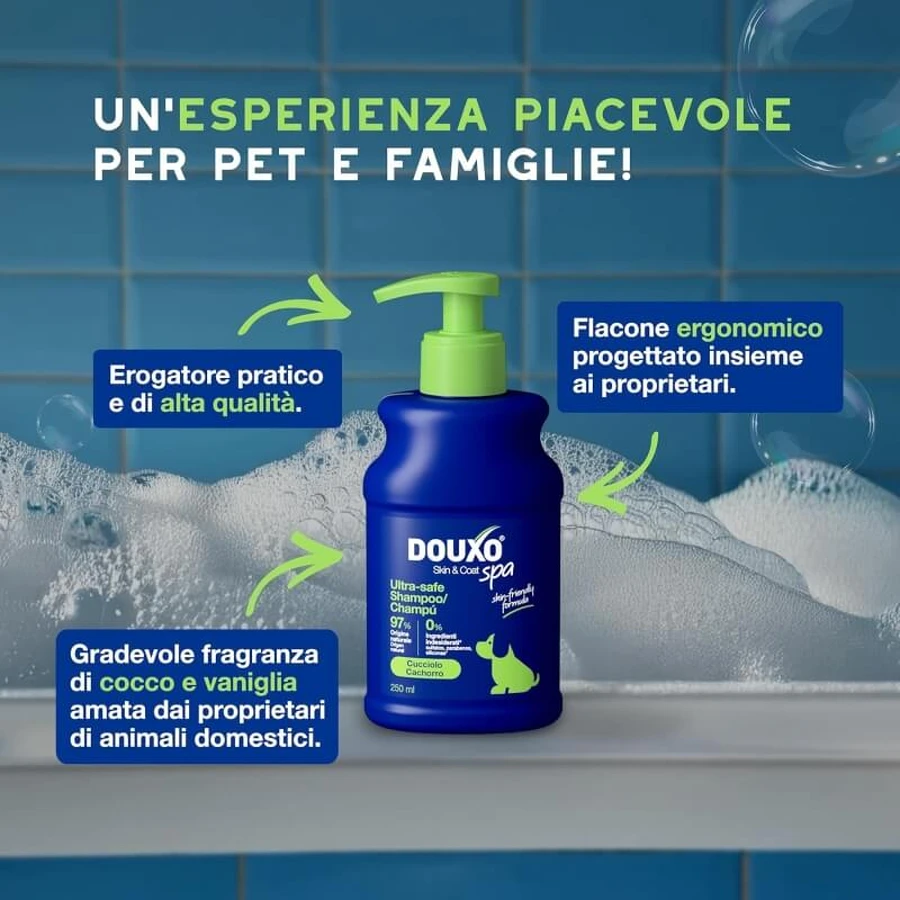 Ceva Animal Health Douxo, S.p.A. - Milde shampoo voor puppy's met een gevoelige huid, 250 ml