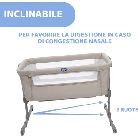 Chicco next2me essential – Beistellbett – dune re_lux