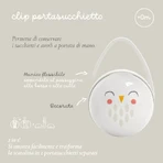 Suavinex Bonhomia – cutiuță pentru suzetă cu bufniță roz