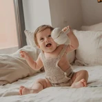 Suavinex Bonhomia – cutiuță pentru suzetă cu bufniță roz