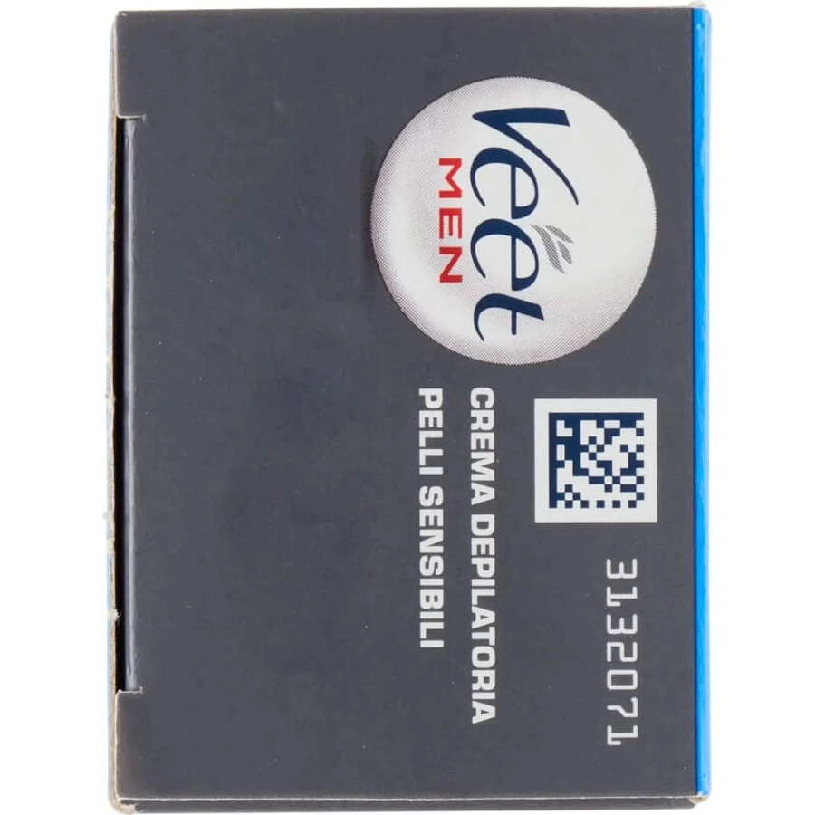 Veet Men - Ontharingscrème voor het lichaam en de borst, voor de gevoelige huid, 200 ml