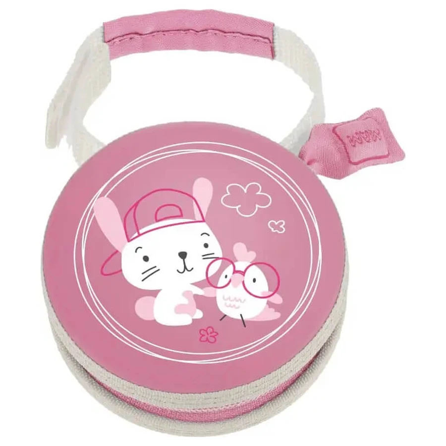 Mam Pod - Portachupetes con estampado rosa