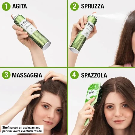 Batist Dry Shampoo – suchy szampon zwiększający objętość włosów, 200 ml: ceny i cechy