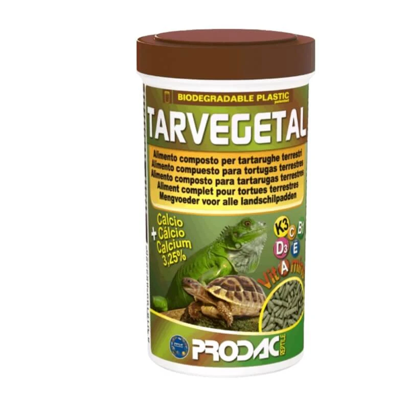 Prodac Tarvegetal - Samengesteld voer in staafjes voor landschildpadden, 260 g