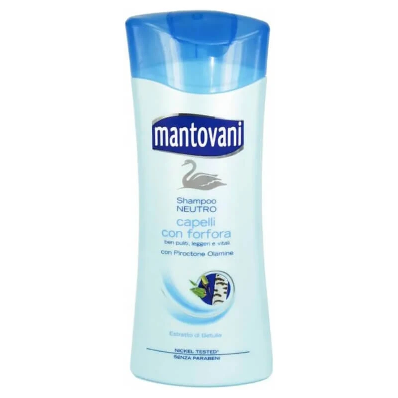 Mantovani Neutrale shampoo voor haar met roos, 400 ml