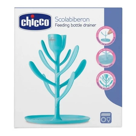 Égouttoir à biberons Chicco – pour biberons et accessoires, démontable, avec bac d'égouttage