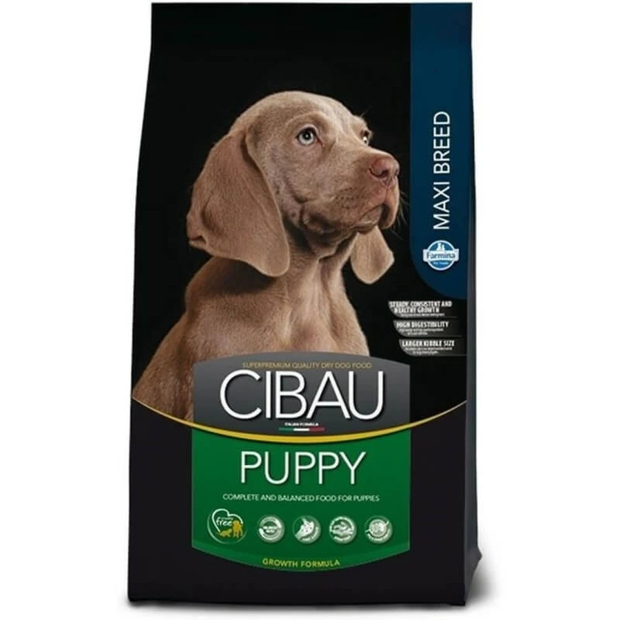 Farmina Cibau Puppy Maxi Breed met kip - Compleet voer voor puppy's van grote en reusachtige rassen, 12 kg
