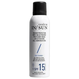 Insium Crema solare 15 spf spray in/sun dell'abbronzatura protezione media 150 ml