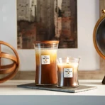 Woodwick Trilogy - Café Sweets - Grote geurkaars, 609 g