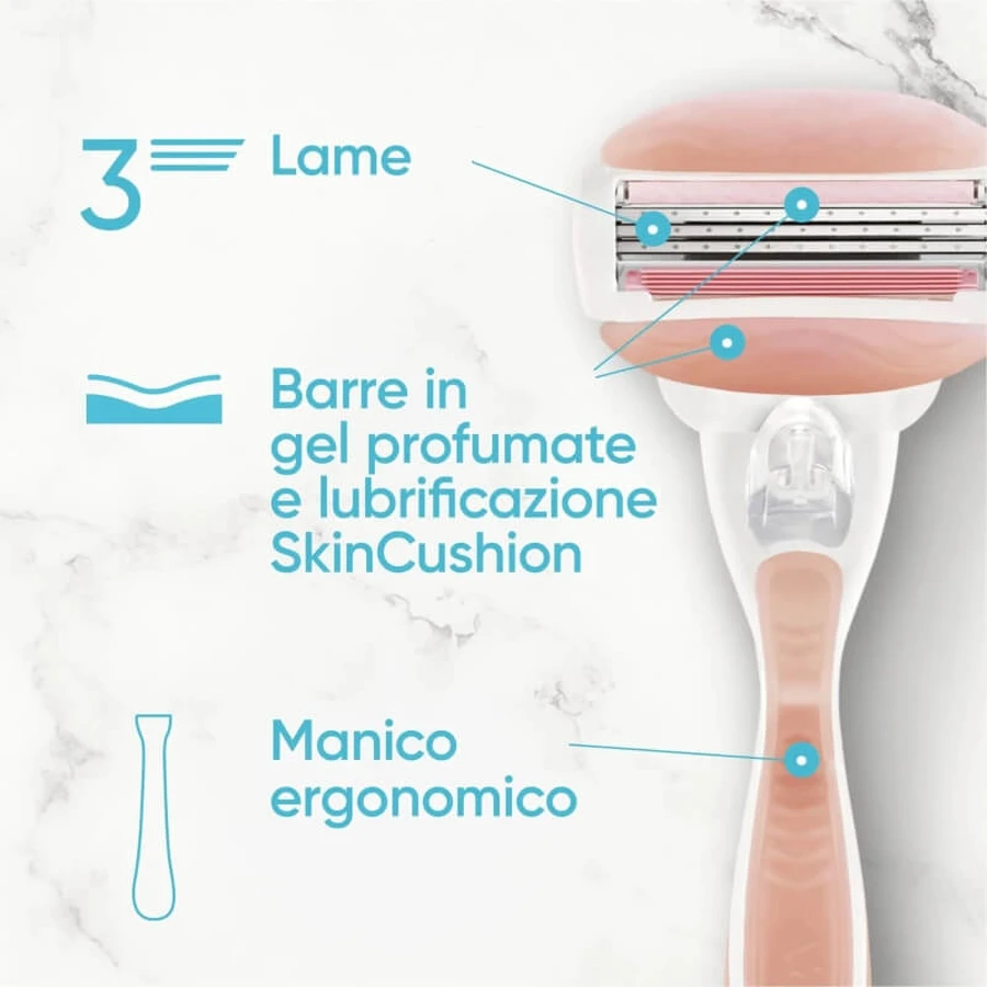 Gillette Venus ComfortGlide Breeze - 4 vervangingskoppen